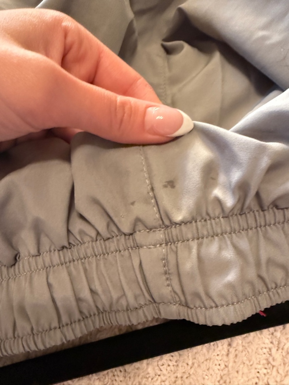 Nike Women’s Grey Athletic Shorts with Magenta Trim - Picture 9 of 9